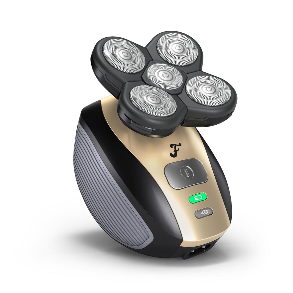 FlexSeries Electric Head & Body Hair Shaver – Mens Cordless Rechargeable Wet/Dry Skull Bald Head Back & Groin Waterproof Razor with Rotary Blades, Clippers, Nose Trimmer, Brush,… FlexSeries Electric Head & Body Hair Shaver - Mens Cordless Rechargeable Wet/Dry Skull Bald Head Back & Groin Waterproof Razor with Rotary Blades, Clippers, Nose Trimmer, Brush,...